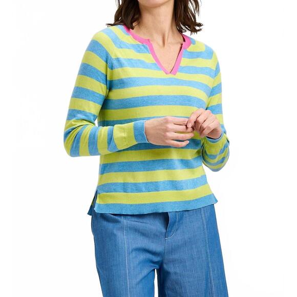 ZAKET & PLOVER Sweaters - NEW ZAKET & PLOVER stripe knit sweater in lake